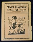 1936/37 Tottenham Hotspur v Blackburn Rovers Div. 2 match programme 28 December 1936; edge tears,