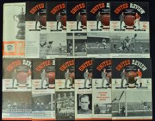 Selection of Manchester United v Birmingham City programmes 1948/49, 1949/50, 1955/56, 1956/57 (back