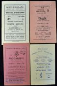 Selection of Gateshead away match programmes to include 1949/50 Hordern Colliery Workers (North