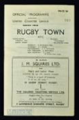 1949/50 Rugby Town v Northampton Town 'A' United Counties League match programme August 1949;