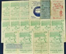 Collection of Bradford PA match programmes to include 1956/57 homes Workington, Halifax Town (