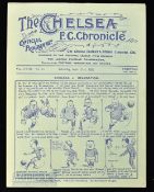 1922/23 Chelsea v Bolton Wanderers Div. 1 match programme 21 April 1923; fold but kept flat, 4