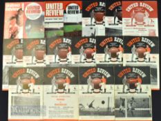 Selection of Manchester United v Wolverhampton Wanderers match programmes 1948/49, 1949/50, 1951/52,