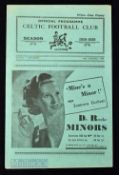 1938/39 Celtic v Rangers Div. 1 match programme 10 September 1938 at Celtic Park; has team page