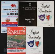 Gavin Hastings' Cambridge University Rugby Programmes etc (5): All Gavin Hastings items, Varsity