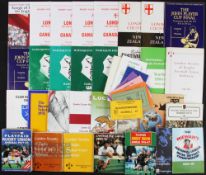 Splendid English Rugby Miscellany (c.40): Lovely quirky collection. Playfair Rugby Annuals 1996-