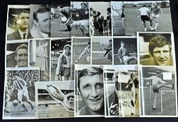 Collection of b&w press photos of football players generally 1960s, good variation of clubs, some
