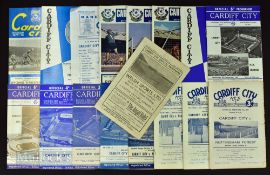 Selectin of Cardiff City home match programmes 1945/46 Watford, 1948/49 Nottingham Forest, 1951/52