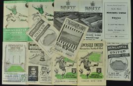 Selection of Newcastle Utd home match programmes 1948/49 Rest of Central League, 1950/51 Bolton