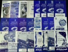 Collection of Sheffield Wednesday home match programmes to include 1952/53 Blackpool (FAC), 1953/
