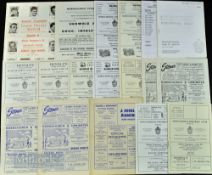 Collection of Hornchurch & Upminster FC home match programmes to include 1955/56 Chelmsford City (