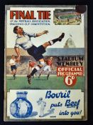 1932 FA Cup Final Football Programme at Wembley, Arsenal v Newcastle Utd 23 April 1932 fair/good