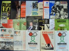Selection of Rugby League Programmes incl Tourists, Cup, County, Sevens, Testimonial et al from