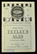 1937/38 Southport v Carlisle Utd Div.3 (N) match programme 19 February 1938; tiny tear o/wise good.
