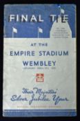 1935 FA Cup Final at Wembley Sheffield Wednesday v West Bromwich Albion 27 April 1935 match
