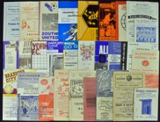Collection of Southport away match programmes to include 1948/49 York City, 1952/53 Port Vale,