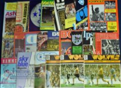 Collection of Wolverhampton Wanderers league match programmes homes & aways each season in a