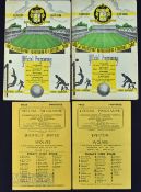 Selection of Wolverhampton Wanderers home match programmes to include 1946/47 Everton, Sheffield Utd