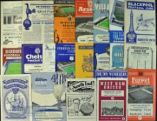 1958/59 Manchester Utd away match programmes to include Arsenal, Aston Villa, Birmingham City,