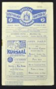 1933/34 Southend Utd v Millwall reserves London Combination match programme 7 April 1934, slight