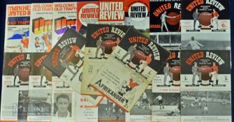 Manchester Utd home match programmes v Sunderland 1946/47, 1947/48, 1948/49, 1949/50, 1950/51,