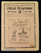 1937/38 Tottenham Hotspur v Portsmouth reserves London Combination match programme 19 February 1938;