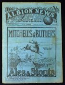 1927/28 West Bromwich Albion v Wolverhampton Wanderers Div 2 match programme, 18 February 1928; fair