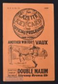 1938/39 Middlesbrough v Jarrow North Eastern league match programme 24 December 1938 at Ayresome