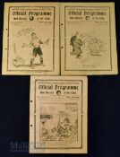 Pre-war Tottenham Hotspur home match programmes to include v 1927/28 Sunderland (22 October), v