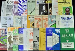 Selection of football club match programmes 1960s onwards to include 1960/61 Blackburn Rovers v
