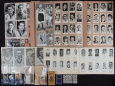 Football scrapbook generally early 1950s onwards, some earlier, with match action newspaper
