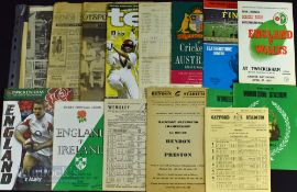 Sporting mixture; Football, 5 x newspaper supplements, London teams, Chelsea/Spurs big match.