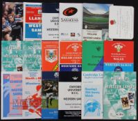 1988-1996 Samoa Rugby Tours to the UK Programmes (17): v Welsh Counties U-23s, Newbridge, Connacht &