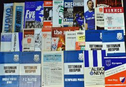 Assorted Selection of British clubs in European competition football programmes from both the UK and
