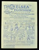 1923/24 Chelsea v Cardiff City Div. 1 match programme 6 October 1923; 4 pager, good condition.