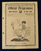 1930/31 Tottenham Hotspur v Reading Div. 2 match programme 30 August 1930; crease, neat punch holes,