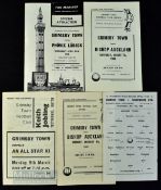 Selection of Grimsby Town home match programmes to include 1959/60 Scunthorpe Utd (World Refugee