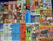 Quantity of Non-League football programmes 1970s onwards. Many hundreds of different clubs and