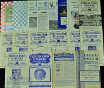 Selection of Queens Park Rangers home match programmes 1947/48 Derby County (FAC), Rotherham Utd (