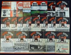 Collection of Manchester United v Manchester City match programmes 1947/48, 1948/49, 1949/50, 1951/