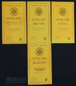 1946 Scotland v Kiwis etc Rugby Programmes (4): As war ended, the visit of the popular NZEF '