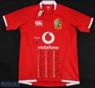 Scarce 2021 British Lions' Fully Signed Jersey with Player Nos: From the narrowly-lost, Covid-hit