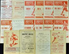 Selection of Sheppey Utd home match programmes 1953/54 Betleshanger CW, Sheppey League v