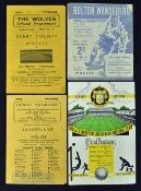Selection of Wolverhampton Wanderers homes 1945/46 Derby County, 1946/47 Sunderland, 1947/48 Arsenal