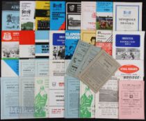 1954-1992 Newbridge (many away) Rugby programmes etc (36): 13 homes across nearly 40 years, inc
