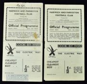 1938/39 Eastern Counties league Harwich & Parkeston v Newmarket match programme 15 April 1939,