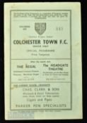 1936/37 At Colchester Town: Essex Senior Cup final replay Harwich & Parkeston v Ilford match