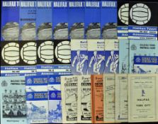 Collection of Halifax Town home match programmes 1947/48 York City, 1948/49 Oldham Athletic, 1949/50
