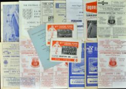Collection of non-league match programmes to include 1950s (25) and 1960s (50) wide range of