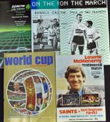 Football Memorabilia: Folder of Club letters x 14 on club headed notepaper inc. Chelsea, Celtic,